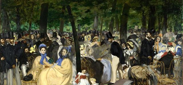 Música nas Tulherias, Édouard Manet