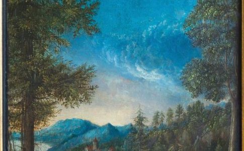 Vista do Danúbio junto de Ratisbona, Albrecht Altdorfer