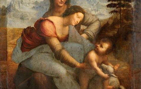Sant’Ana, a Virgem e o Menino, Leonardo da Vinci