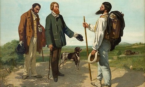 Bom dia, Senhor Courbet, Gustave Courbet