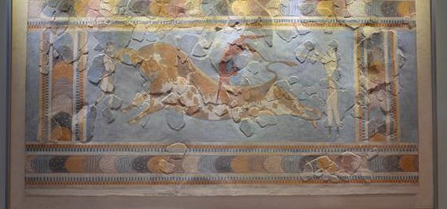 Afresco Salto no Touro, Museu Arqueológico de Heraklion