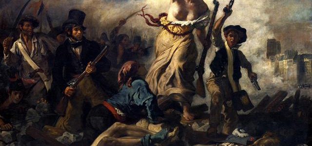 A Liberdade guiando o povo – Eugène Delacroix