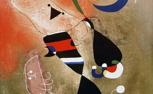 Mulheres e Pássaro ao luar, Joan Miró