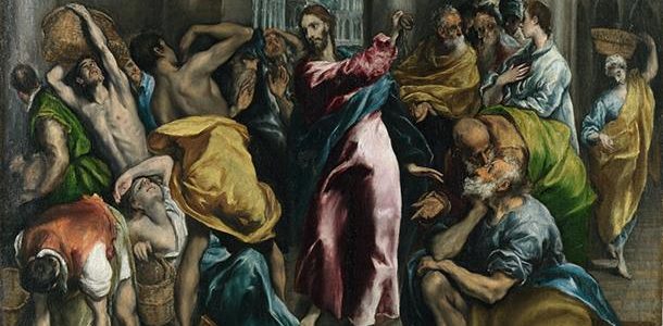 Cristo Expulsando os Mercadores do Templo, El Greco