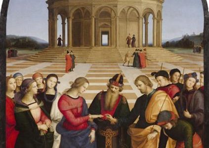 O Casamento da Virgem, Rafael Sanzio