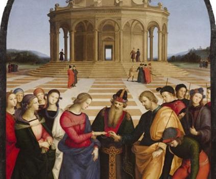 O Casamento da Virgem, Rafael Sanzio
