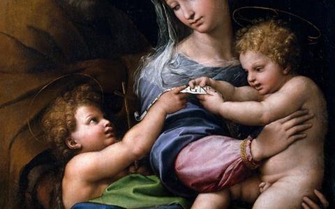 A Virgem da Rosa, Rafael Sanzio
