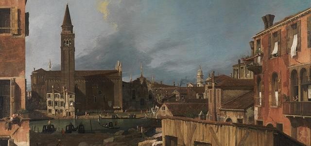 Oficina de Mármores no Campo de São Vidal, Canaletto