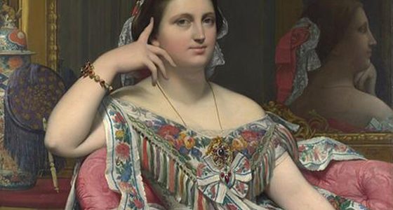 Madame Moitessier, Ingres